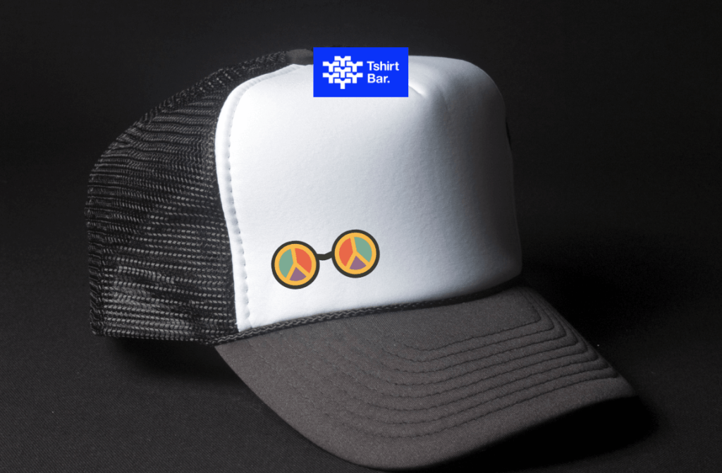 topi trucker warna hitam