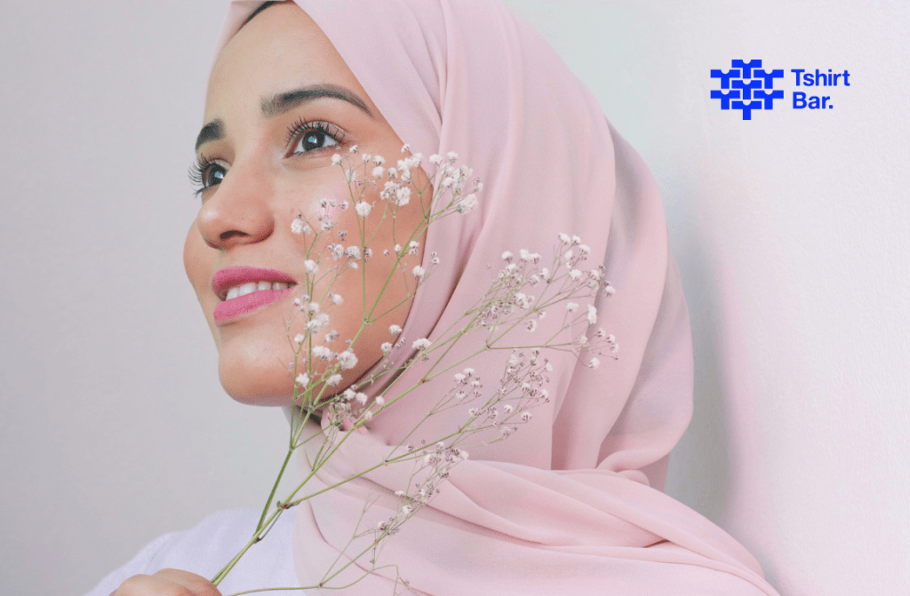 contoh hijab berbahan voal